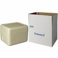 Plastilite Insulated Shipping Box with Biodegradable Cooler 11 3/8'' x 8 3/4'' x 8'' - 1 1/2'' Thick 451RSL810CPLT